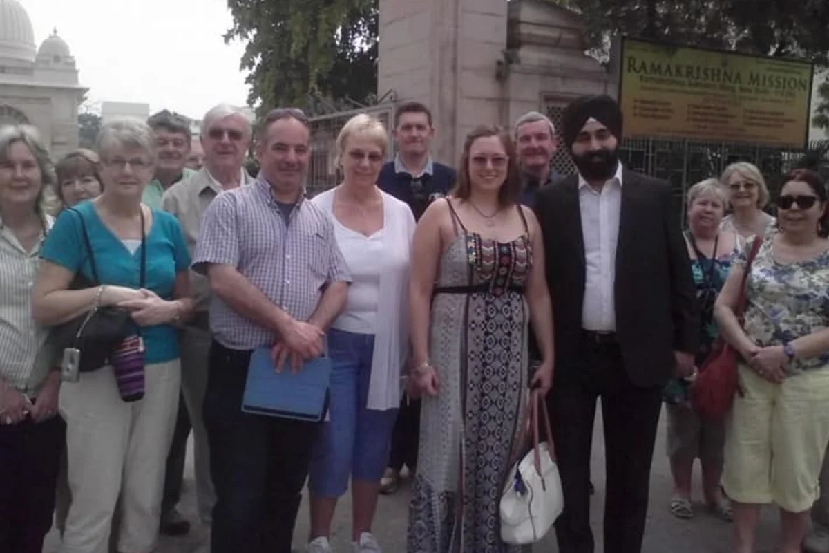 Client from Australia Exploring Indian Culture