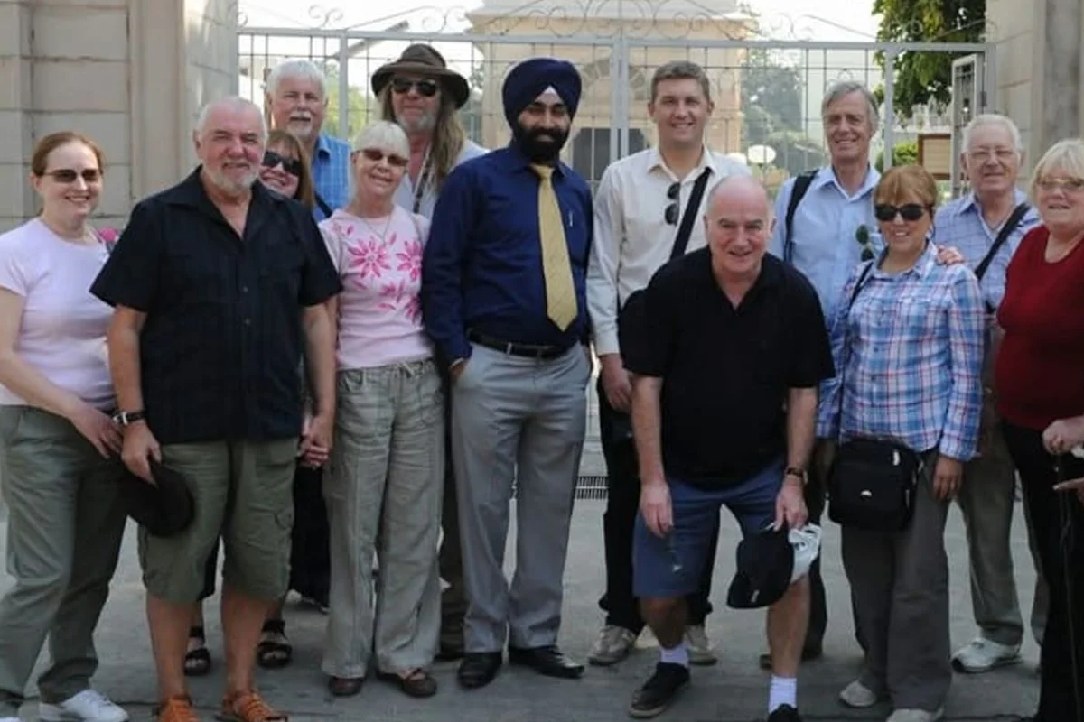 European Client Traveling Across North India